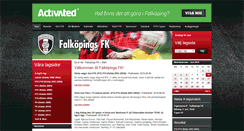 Desktop Screenshot of falkopingsfk.se