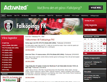 Tablet Screenshot of falkopingsfk.se